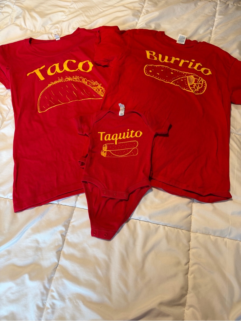 Family Taco/Burrito/Taquito baby shower gift!